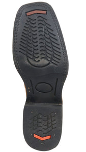 Silverton Stockton All Leather Square Toe Boots (Honey)