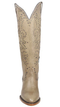 Load image into Gallery viewer, Silverton Taylor All Leather Snip Toe Knee High Boots (Stone)
