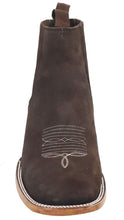 Load image into Gallery viewer, Silverton Tony Buck All Leather Wide Square Toe Short Boots (Brown)
