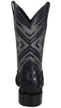 Load image into Gallery viewer, Silverton Tucxon All Leather Wide Square Toe Boots (Black/Black)
