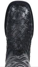 Load image into Gallery viewer, Silverton Tucxon All Leather Wide Square Toe Boots (Black/Black)
