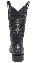 Cargar imagen en el visor de la galería, Silverton Grace All Leather Wide Square Toe Boots (Black)
