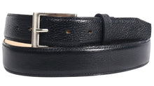 Cargar imagen en el visor de la galería, Silverton Clay All Leather Dress Belt (Black)
