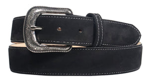 Silverton Tony Buck All Leather Western Belt (Black)