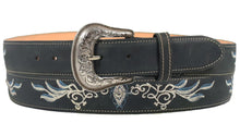 Load image into Gallery viewer, Silverton Mary All Leather Western Belt (Black)
