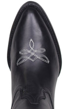 Cargar imagen en el visor de la galería, Silverton Destiny All Leather Snip Toe Knee High Boots (Black)
