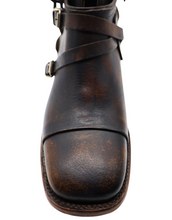 Load image into Gallery viewer, Silverton Gipsy All Leather Wide Square Toe Short Boots (Black/Brown)
