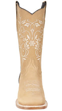 Cargar imagen en el visor de la galería, Silverton Jennifer All Leather Wide Square Toe Boots (Beige)
