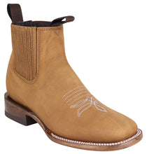 Load image into Gallery viewer, Silverton Jenny All Leather Wide Square Toe Short Boots (Tobacco)
