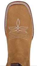 Load image into Gallery viewer, Silverton Jenny All Leather Wide Square Toe Short Boots (Tobacco)
