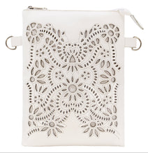 Load image into Gallery viewer, Silverton Celina All Leather Western Crossbody Bag (White)
