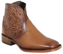 Load image into Gallery viewer, Silverton Nelly All Leather Wide Square Toe Short Boots (Honey)

