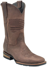Load image into Gallery viewer, Silverton Patriot All Leather Wide Square Toe Boots (Brown)
