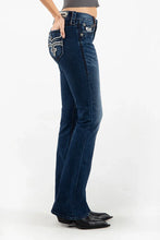 Cargar imagen en el visor de la galería, Rock Revival Women&#39;s Dubarry B211 Boot Cut Jeans (Blue) RP2667B211-29
