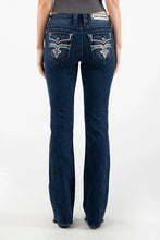 Cargar imagen en el visor de la galería, Rock Revival Women&#39;s Dubarry B211 Boot Cut Jeans (Blue) RP2667B211-29
