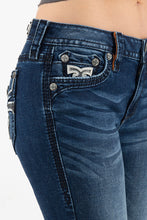 Cargar imagen en el visor de la galería, Rock Revival Women&#39;s Dubarry B211 Boot Cut Jeans (Blue) RP2667B211-29
