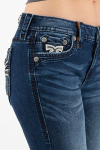 Rock Revival Women's Dubarry B211 Boot Cut Jeans (Blue) RP2667B211-29
