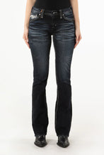 Cargar imagen en el visor de la galería, Rock Revival Women&#39;s Jesika B202 Boot Cut Jeans (Dark Blue) RP3108B202-25
