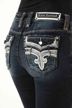Cargar imagen en el visor de la galería, Rock Revival Women&#39;s Jesika B202 Boot Cut Jeans (Dark Blue) RP3108B202-25
