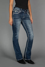 Cargar imagen en el visor de la galería, Rock Revival Women&#39;s Esther Boot Cut Jeans (Blue) RP3108B202-25

