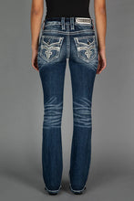 Cargar imagen en el visor de la galería, Rock Revival Women&#39;s Esther Boot Cut Jeans (Blue) RP3108B202-25
