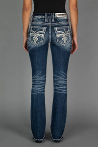 Rock Revival Women's Esther Boot Cut Jeans (Blue) RP3108B202-25