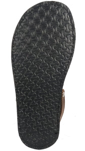 Silverton Louis All Leather Cross Strap Sandals (Honey)