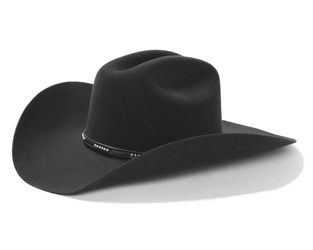 Chapeau Stetson JBS Heritage 4X Castor Noir – Taille 7 1/4, Fabrication USA