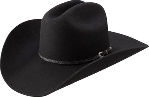 Stetson Red Rocks 3X Felt Cowboy Hat (Black) SWREDR-7242