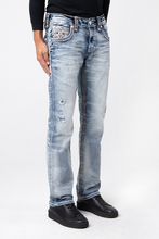 Cargar imagen en el visor de la galería, Rock Revival Men&#39;s Jean Fsh Stitched Straight Cut Jean
