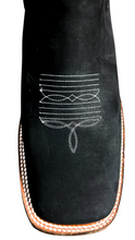 Load image into Gallery viewer, Silverton Tony Buck All Leather Wide Square Toe Short Boots (Black)
