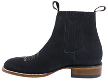 Load image into Gallery viewer, Silverton Tony Buck All Leather Wide Square Toe Short Boots (Black)

