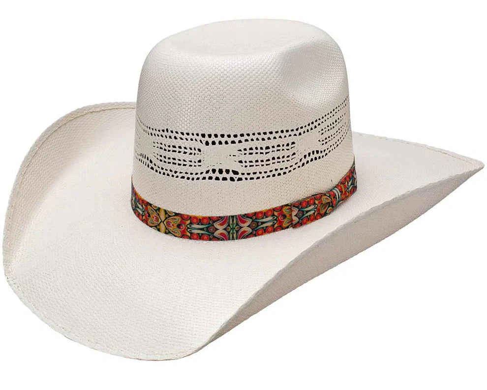 Resistol Hooey Rocker Straw Cowboy Hat (Natural) RSROKR-8342 ...