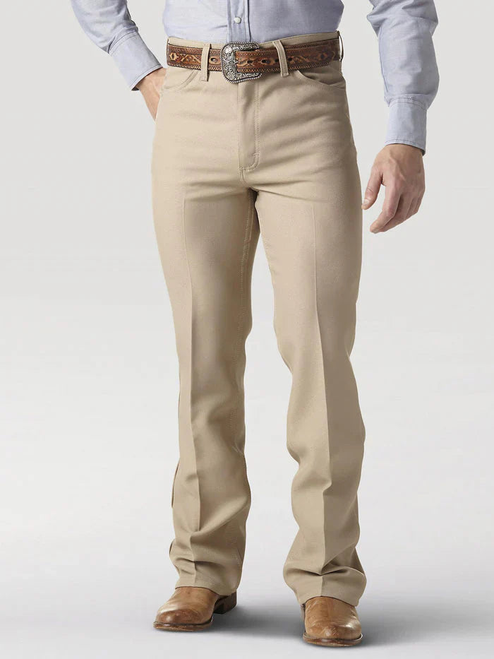 Wrangler Men's Wrancher Polyester Stretch Twill Dress Jeans (Khaki) 00 – Caballero Western Wear Wrangler Men's Wrancher Polyester Stretch Twill Dress Jeans (Khaki) 00 – Caballero Western Wear