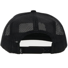 Cargar imagen en el visor de la galería, Hooey &quot;Grey Rodeo Logo&quot; Mesh Back Snapback Black Grey Patch Cap Hats - 2154T-BK
