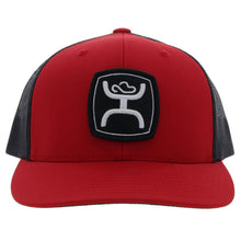 Cargar imagen en el visor de la galería, Hooey &quot;Zenith&quot; Red Trucker Snap Back Hat 2224T-RDBK
