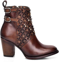 Cargar imagen en el visor de la galería, CUADRA Ladies Honey Laser &amp; Crystals Round Toe – CU338
