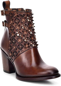 CUADRA Ladies Honey Laser & Crystals Round Toe – CU338