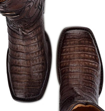 Load image into Gallery viewer, CUADRA Men&#39;s Fuscus Copper Caiman Laser &amp; Embroidery Boot - CU456
