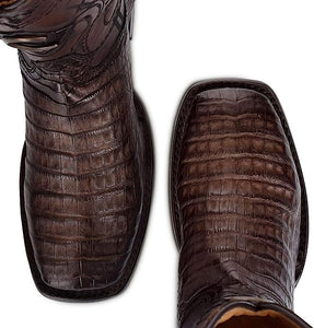 CUADRA Men's Fuscus Copper Caiman Laser & Embroidery Boot - CU456