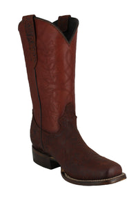 Silverton Andrea All Leather Square Toe Boots (Shedron)