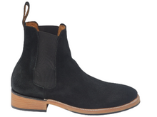 Load image into Gallery viewer, Silverton The Ambassador All Leather Round Toe Short Boots (Black)

