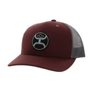 Hooey Mens "Primo" Snapback Marron/Gray Cap - 2246T-MAGY