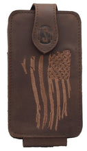 Cargar imagen en el visor de la galería, Silverton All Leather Patriot Cell Holster (Brown)
