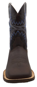 Silverton Austin All Leather Wide Square Toe Boots (Brown)