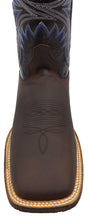 Load image into Gallery viewer, Silverton Austin All Leather Wide Square Toe Boots (Brown)
