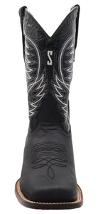 Silverton® All Leather Square-Toe Boots (Black)