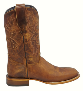 Silverton Charlie All Leather Wide Square Toe Boots (Honey)