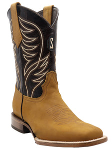 Silverton® All Leather Square-Toe Boots (Honey)