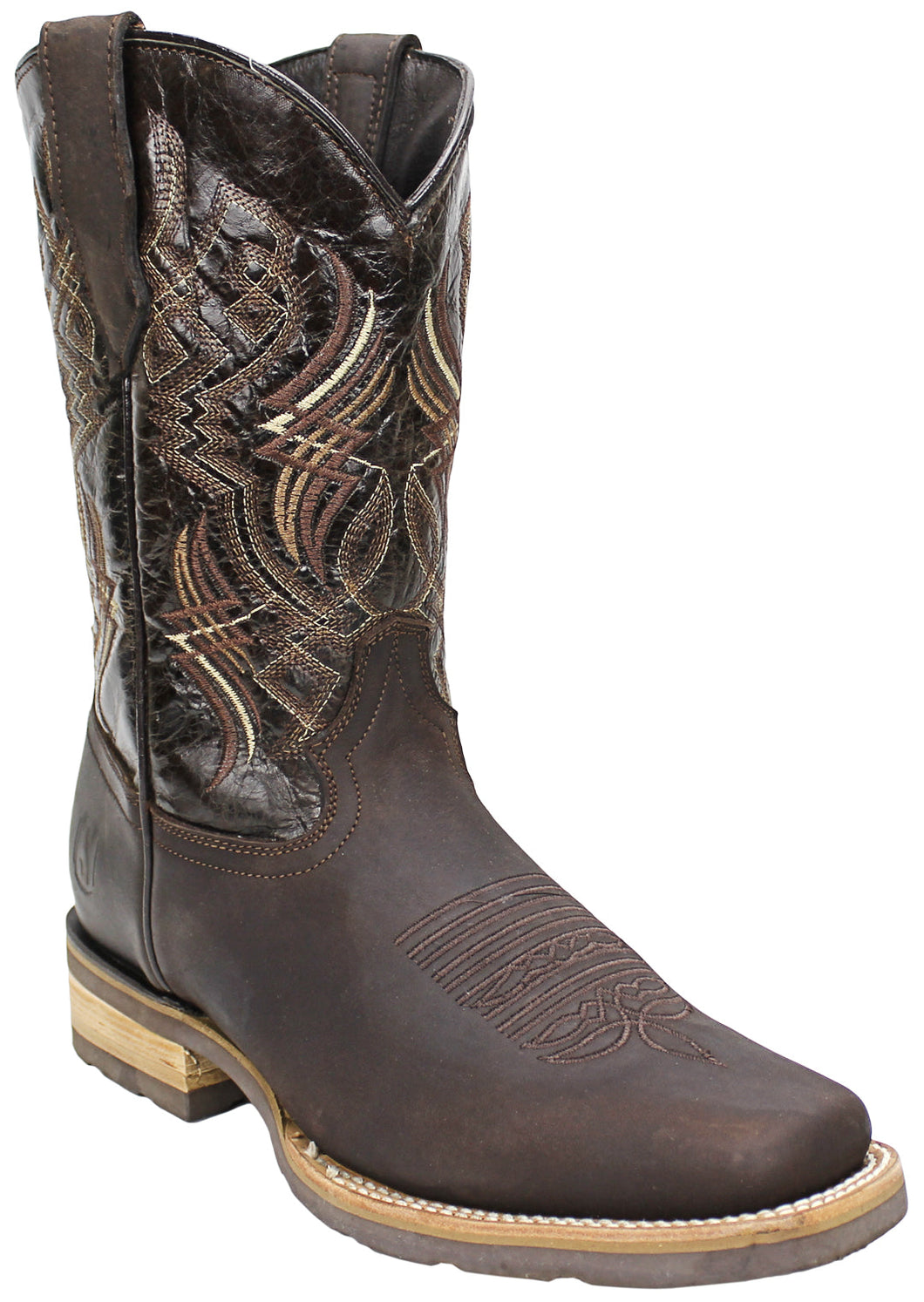 Silverton Cali All Leather Square Toe Boots (Brown)